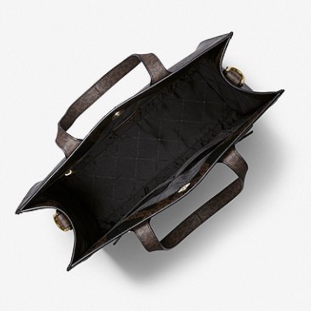 Michael Kors Kenly Large Graphic Logo Tote Bag - Picture 3 of 11